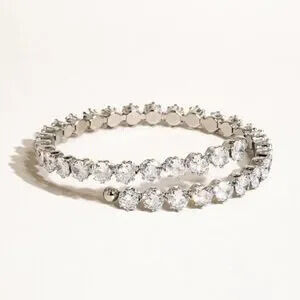 Cocktail Glam Bracelet- Silver (1018)